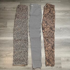 H&M NWT CHEETAH & PRINTED PANTS BUNDLE